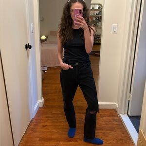 Abercrombie High Rise Mom Jean